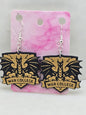 Fourth Wing Shield Earrings