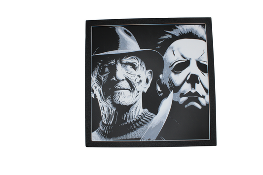Freddy and Michael Meyers Painting