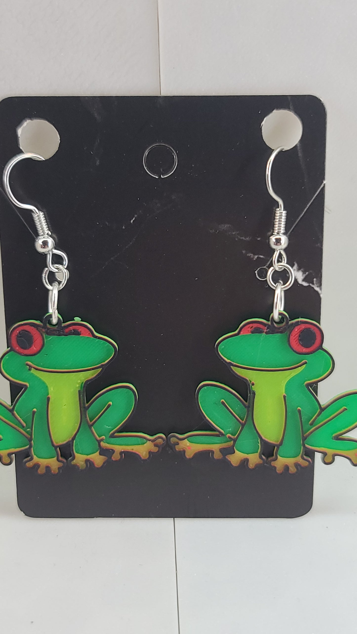 Tree Frog Earrings - 3D Printed Earrings!