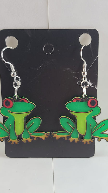Tree Frog Earrings