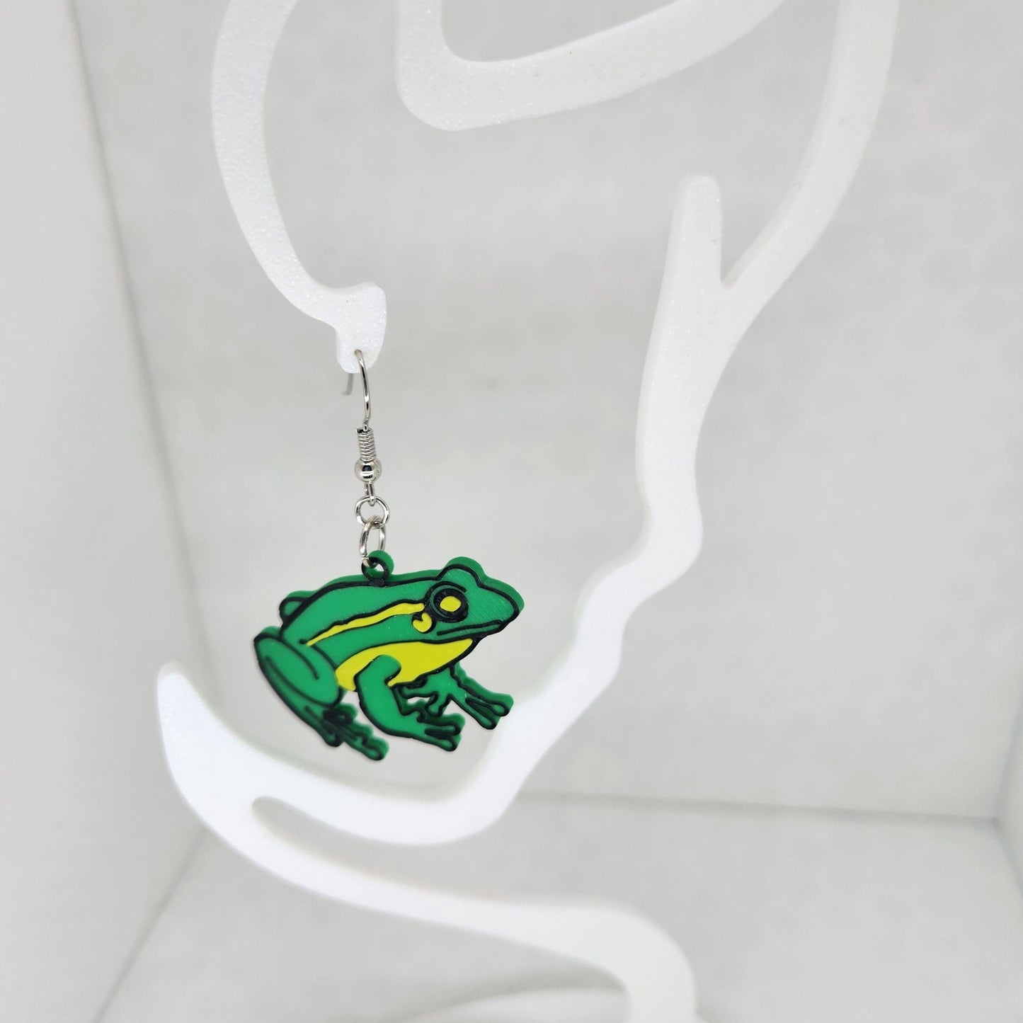Realistic Frog/Toad Earrings - 3D Printed Earrings!