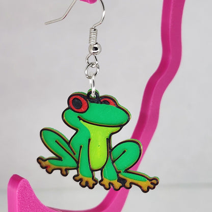 Tree Frog Earrings