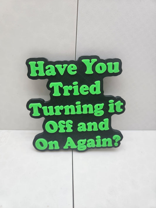 Funny IT Restart Magnet