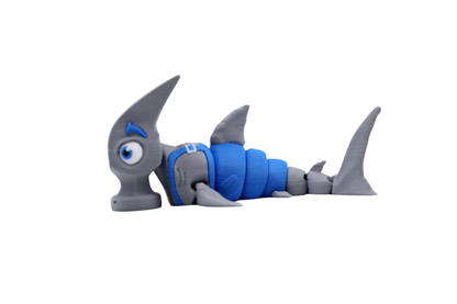 Funny Hammer Head Shark Multi-Colored