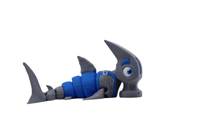 Funny Hammer Head Shark Multi-Colored