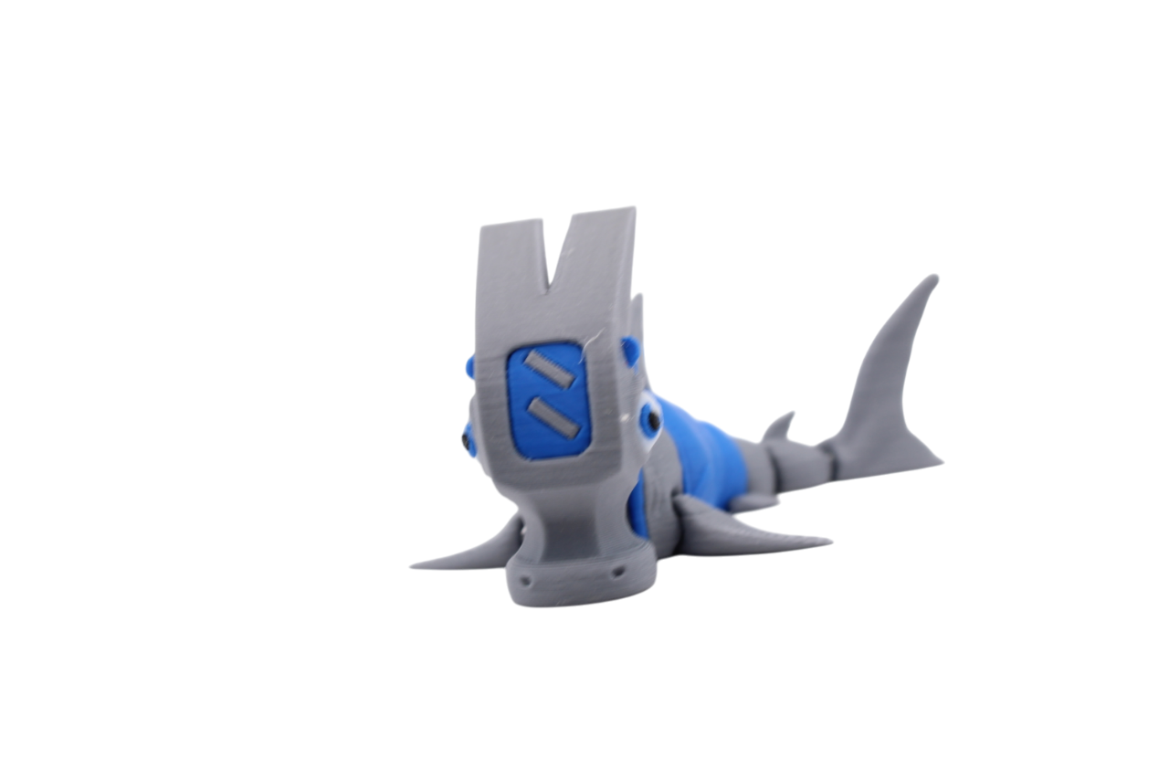 Funny Hammer Head Shark Multi-Colored