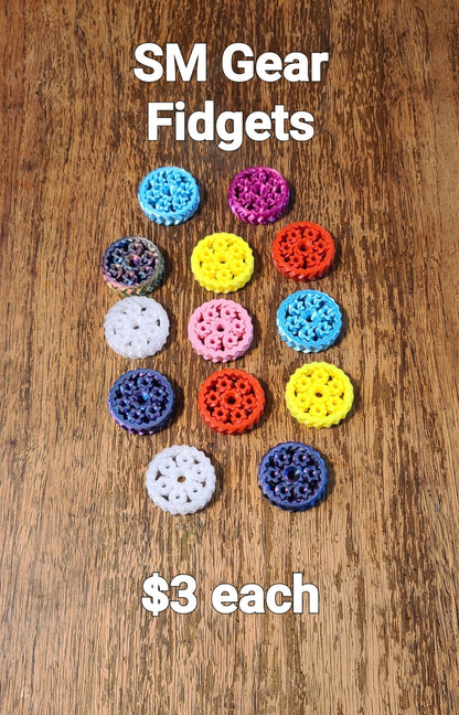 Gear Fidget Small - Erratically Eccentric Creations