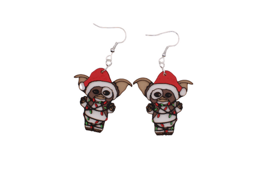 Gizmo Christmas Earrings
