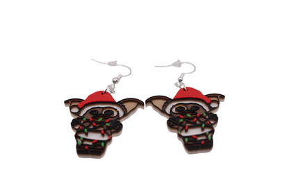 Gizmo Christmas Earrings