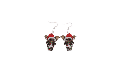 Gizmo Christmas Earrings