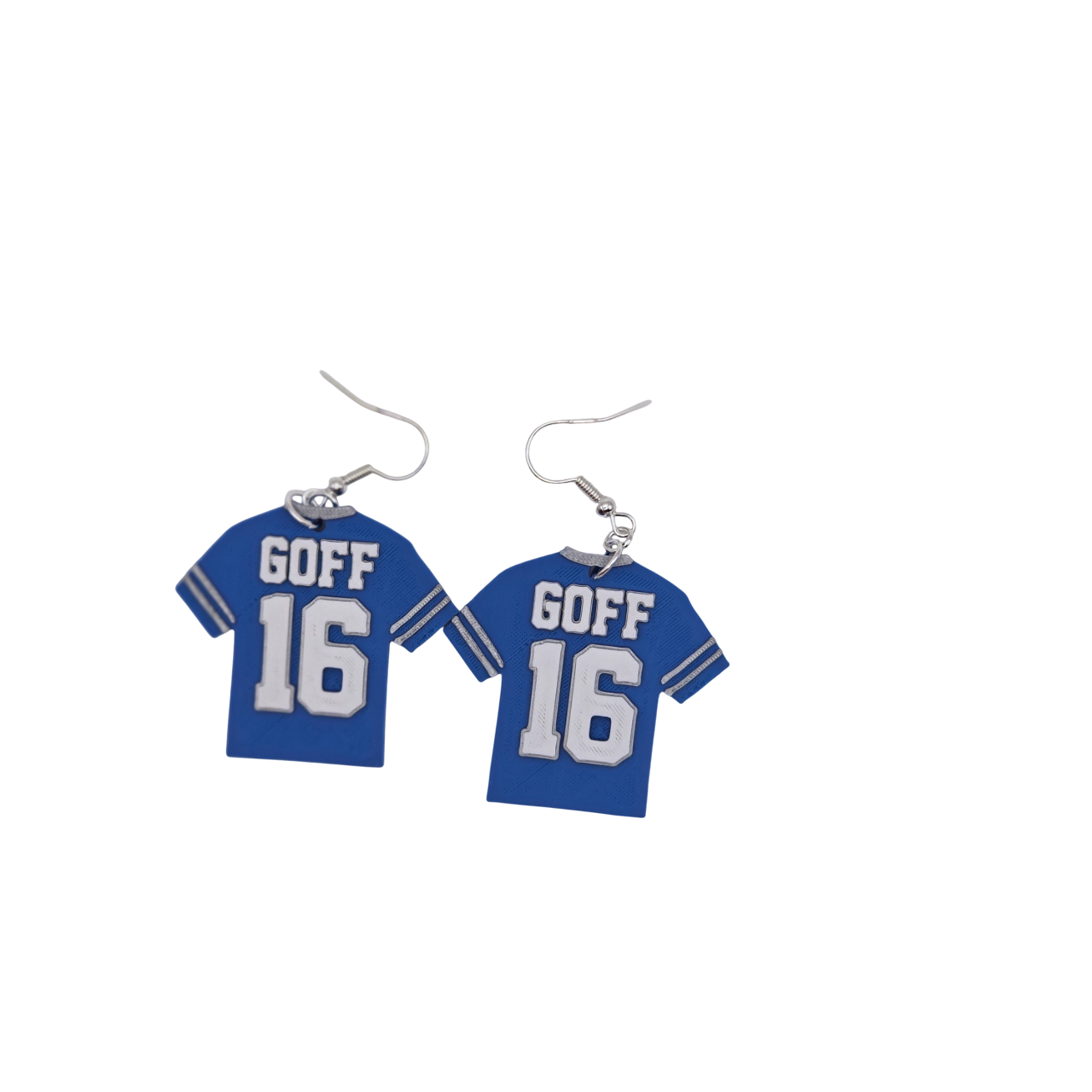Goff Jersey Earrings