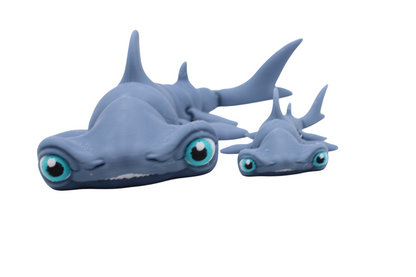 Hammer Head Shark Multi-Colored - 2 sizes