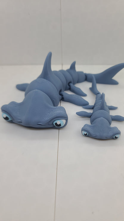 Hammer Head Shark Multi-Colored - 2 sizes