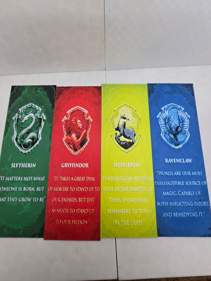 Harry Potter Houses Bookmark
