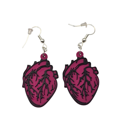 Heart Earrings Single Color choice