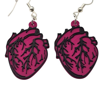 Heart Earrings Single Color choice