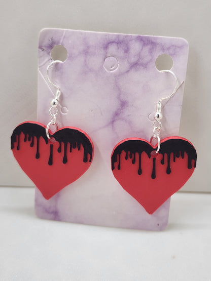 Bleeding Heart Earrings - 3D Printed Earrings!