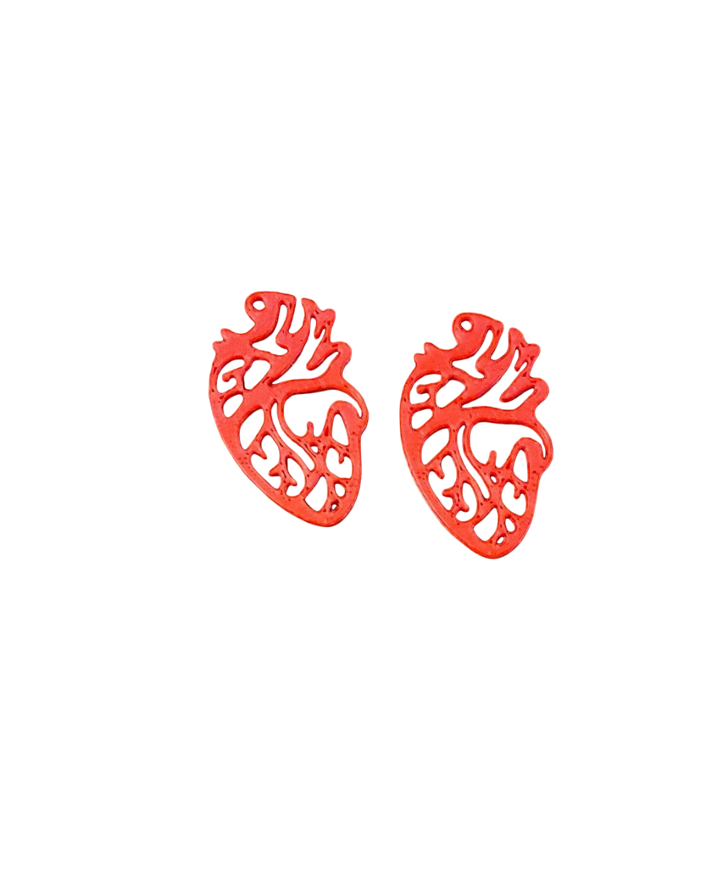 Heart Realistic Earrings