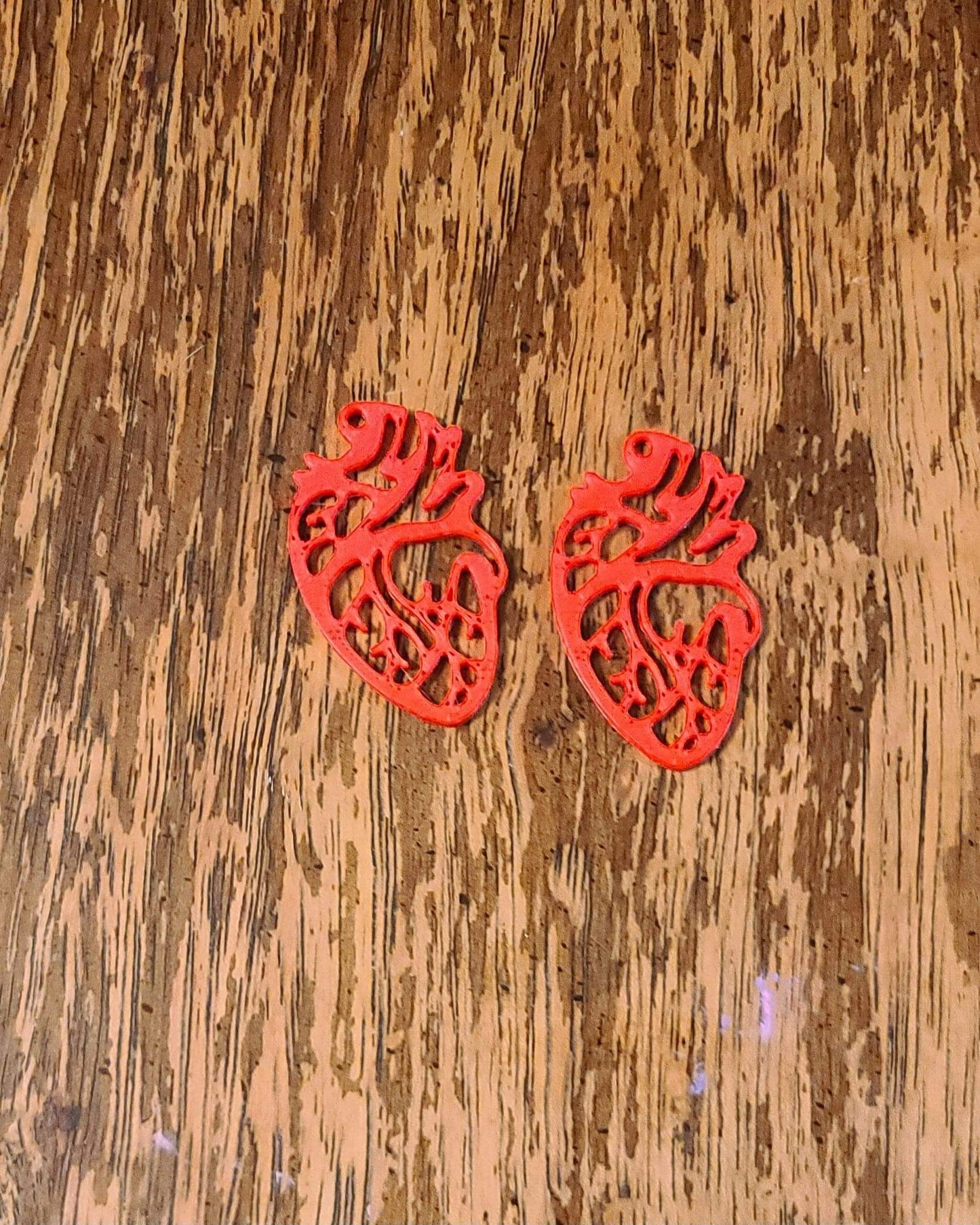 Heart Realistic Earrings