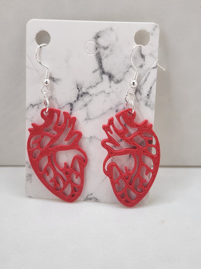 Heart Realistic Earrings
