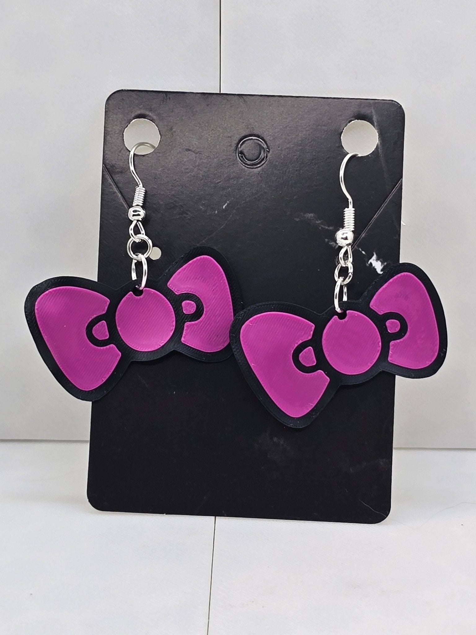 Hello Kitty Bow Earrings - Erratically Eccentric Creations