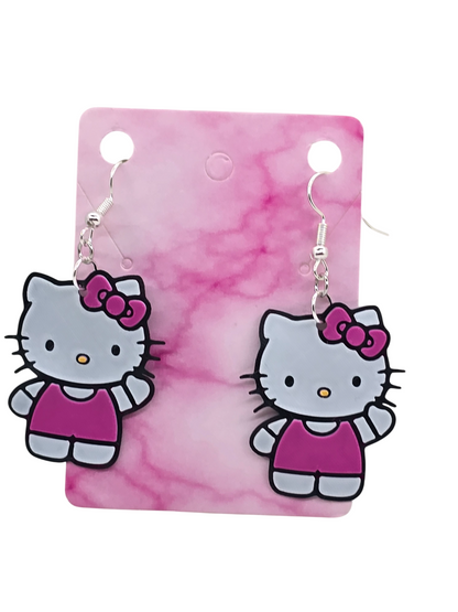 Hello Kitty Full Body Earrings