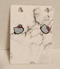Hello Kitty Head Stud Earrings