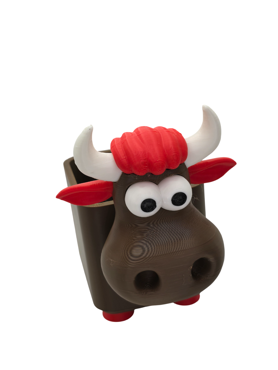 Highland Cow Desk Organizer