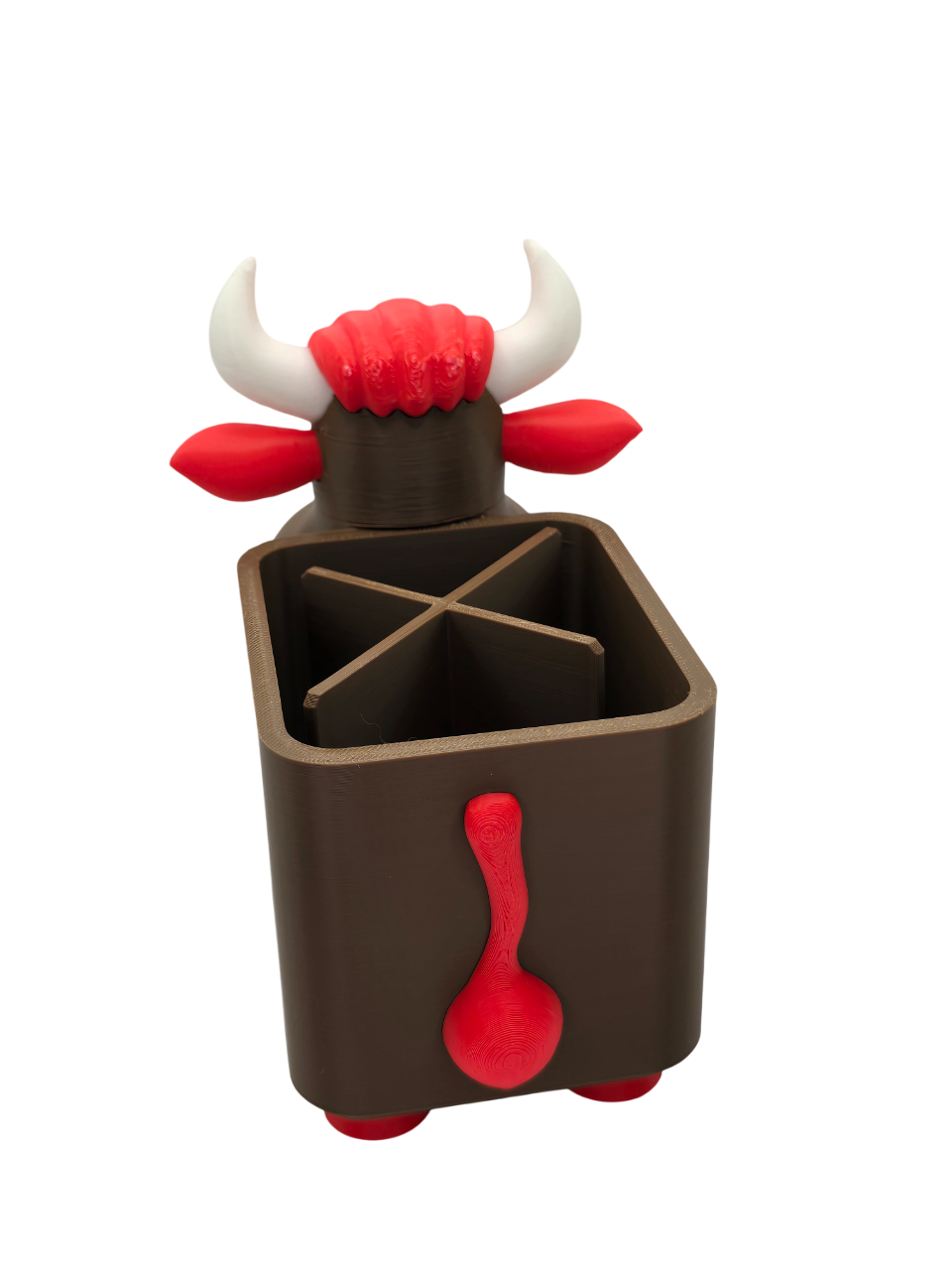 Highland Cow Desk Organizer