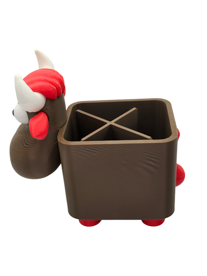 Highland Cow Desk Organizer