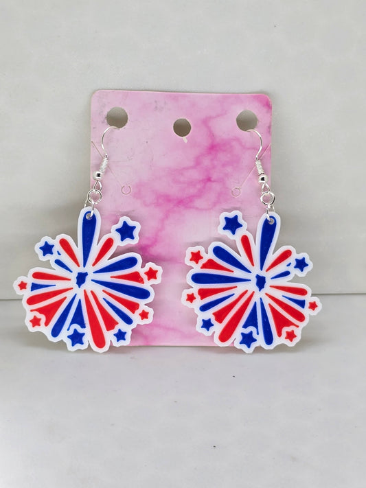 firework bursting Earrings