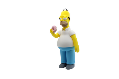 Bart and Homer Simpson