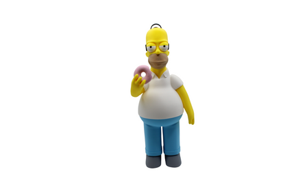 Bart and Homer Simpson