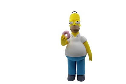 Bart and Homer Simpson