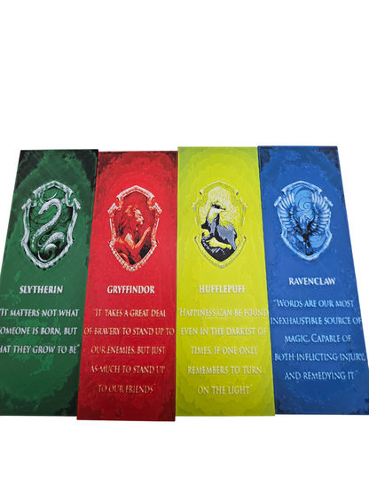 Harry Potter Houses Bookmark