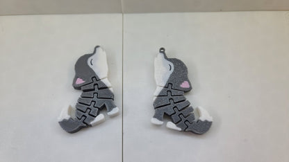 Howling Baby Wolf - Erratically Eccentric Creations