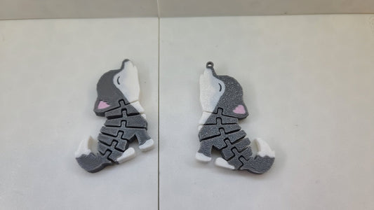 Howling Baby Wolf - Erratically Eccentric Creations