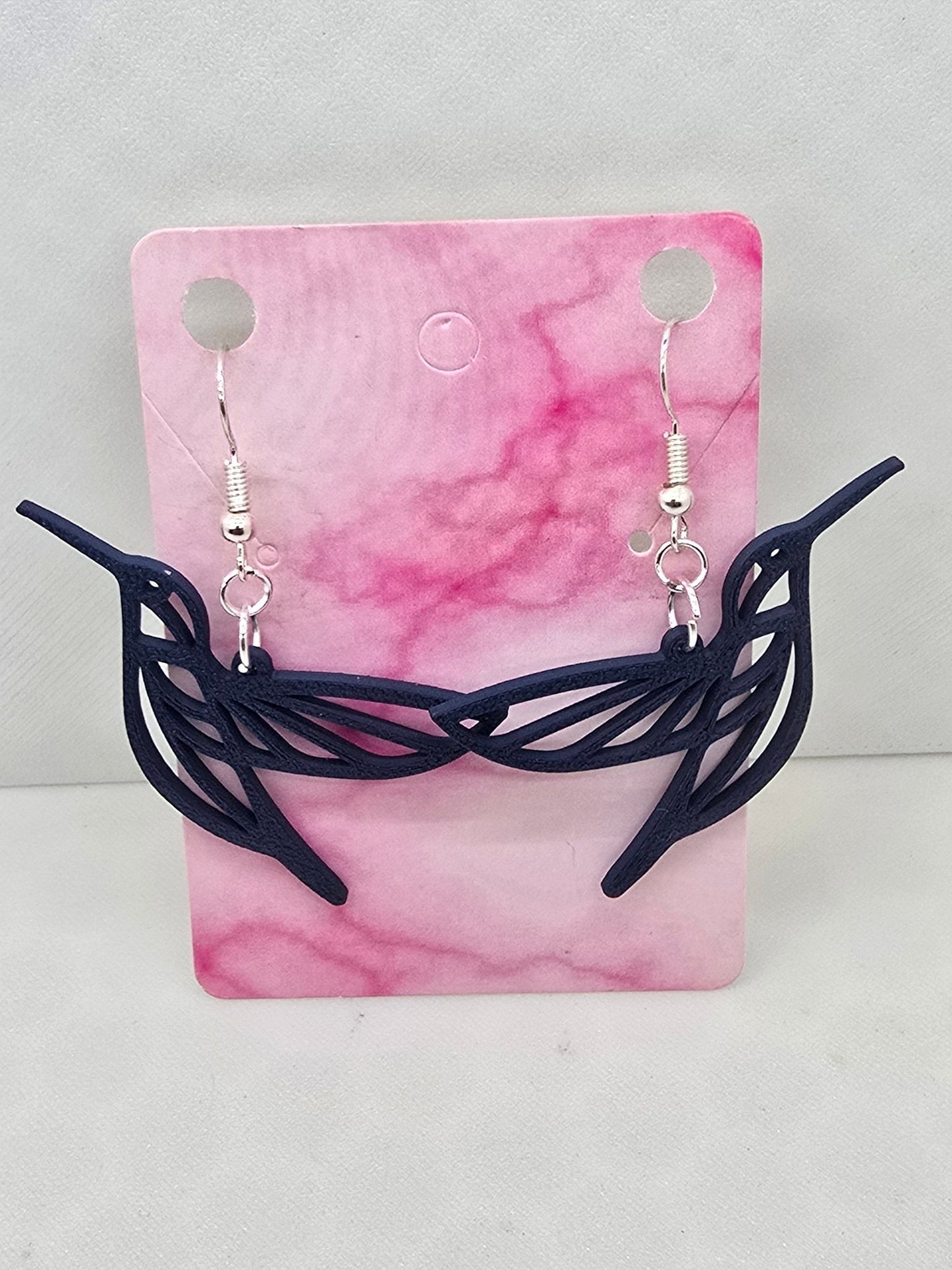 Hummingbird Earrings! 3D Printed