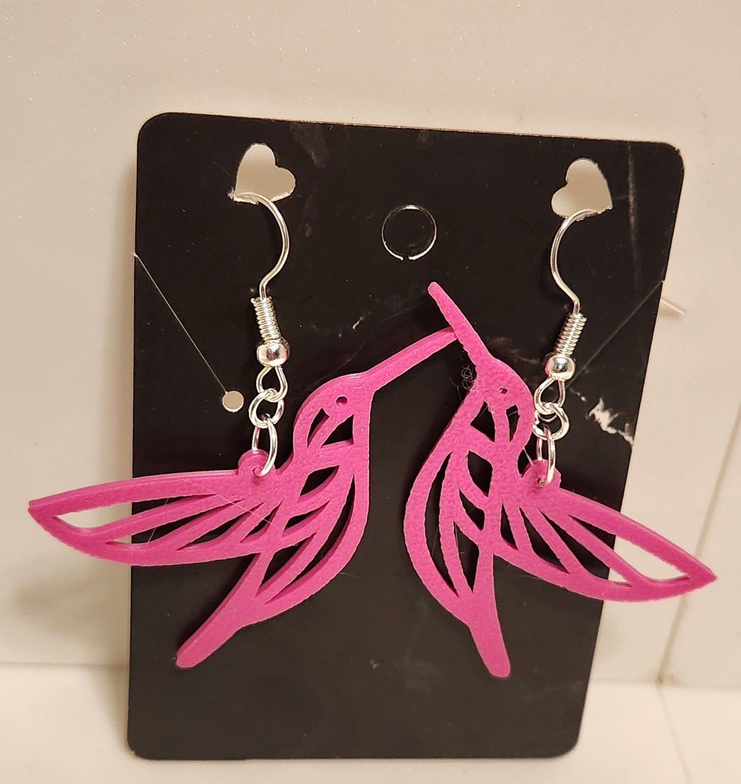 Hummingbird Earrings! 3D Printed