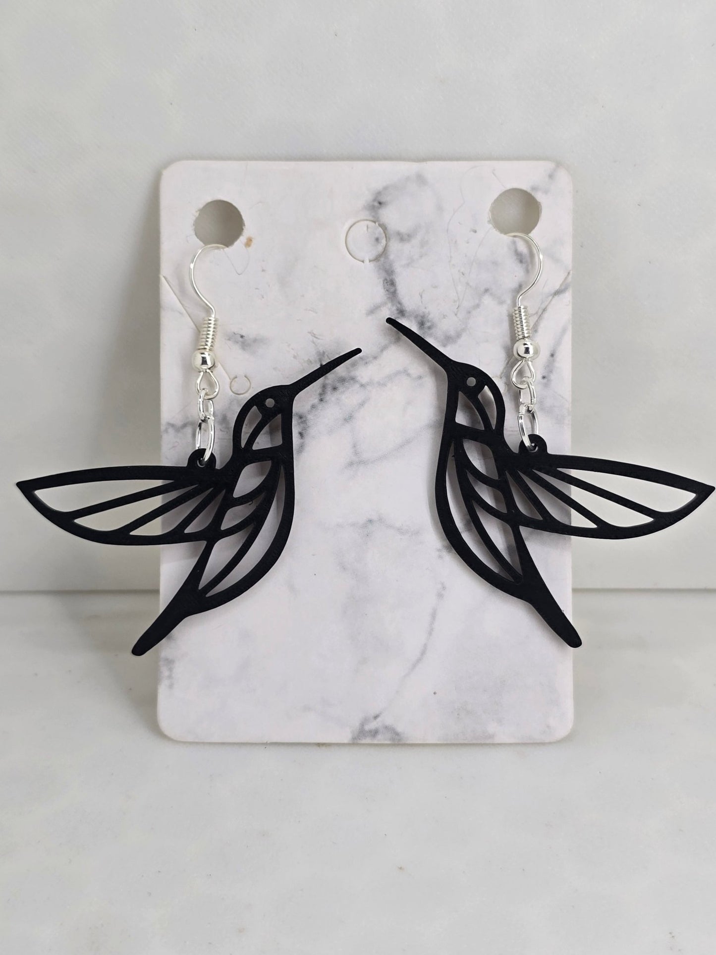 Hummingbird Earrings! 3D Printed
