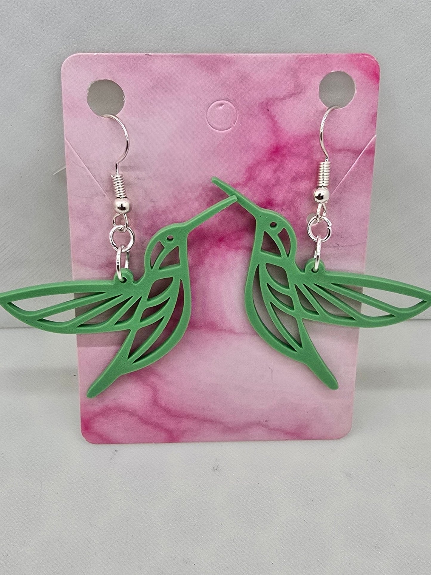 Hummingbird Earrings! 3D Printed