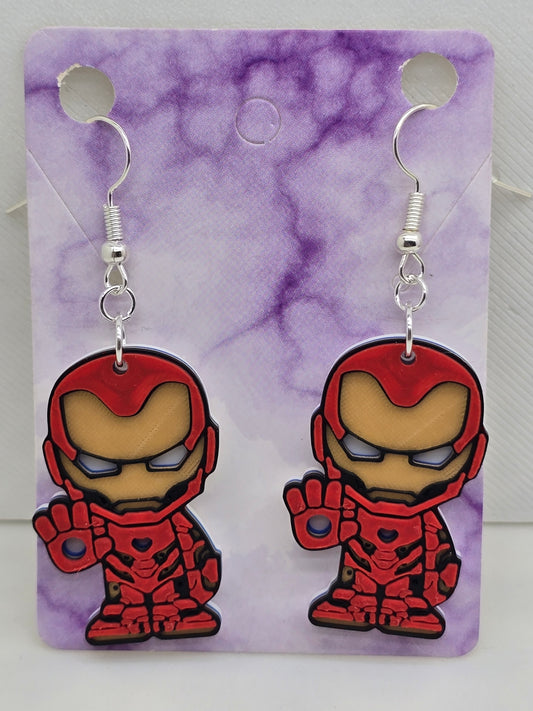 Iron Man Earrings