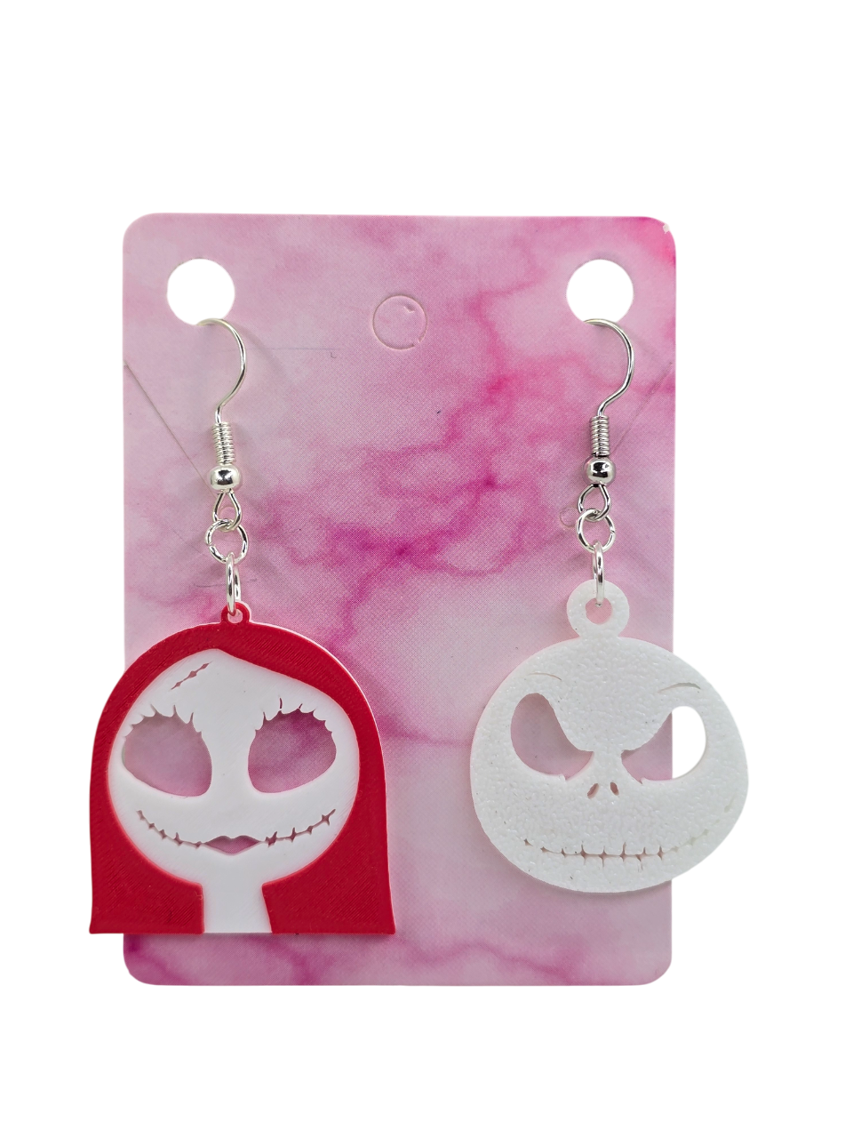 Jack and Sally Head Earrings