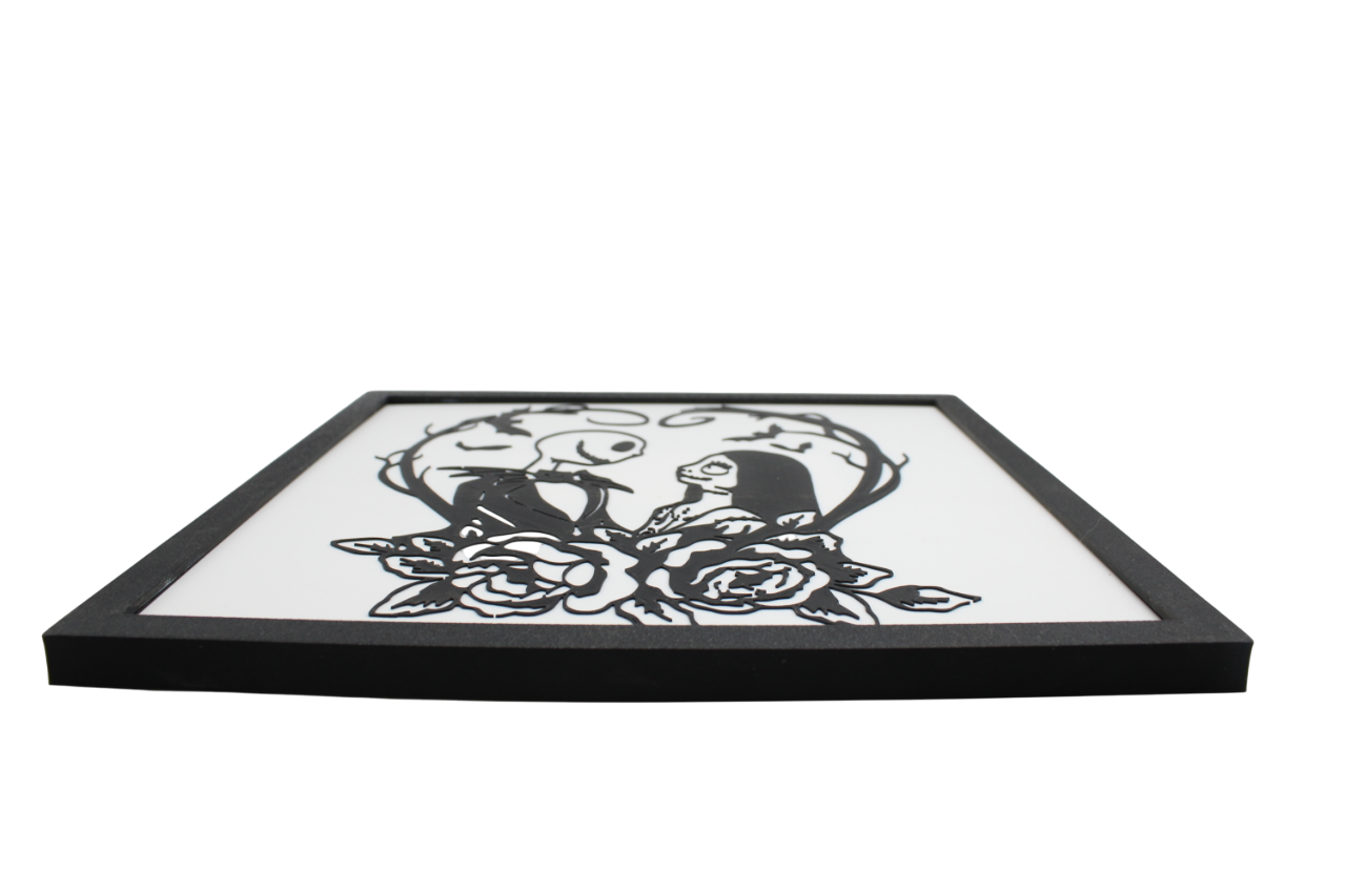 Jack and Sally Heart Painting