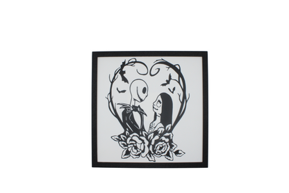 Jack and Sally Heart Painting