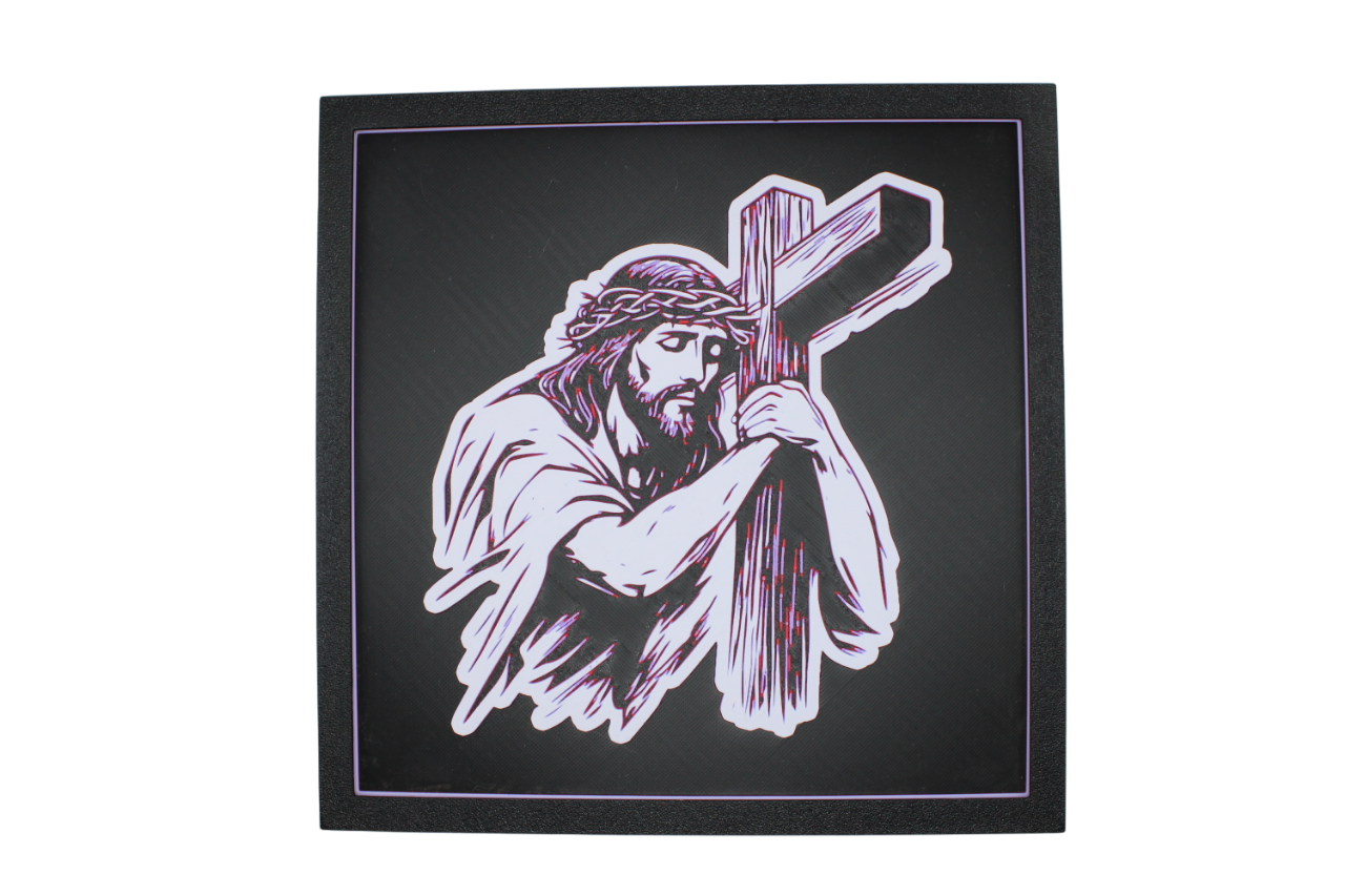 Jesus Carrying Cross Painting