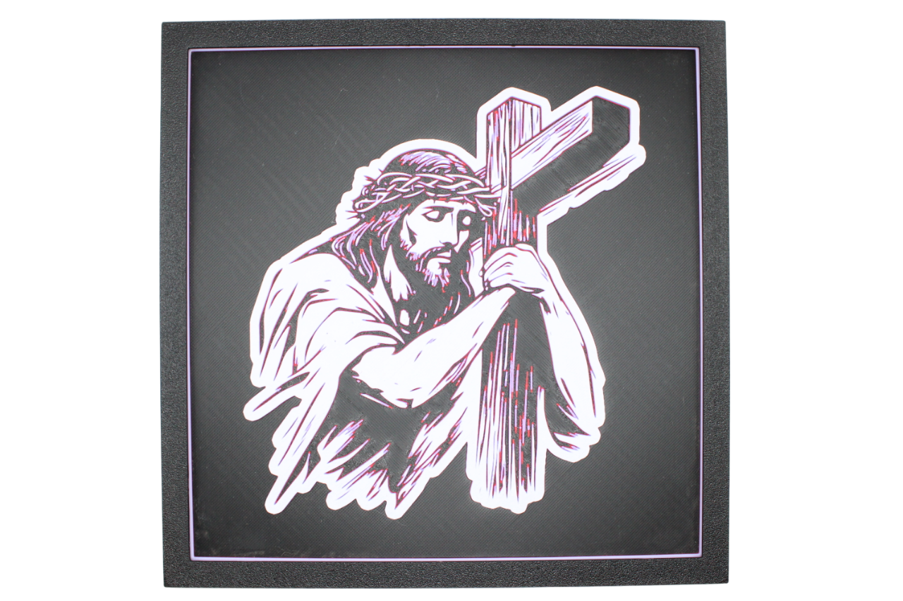 Jesus Carrying Cross Painting