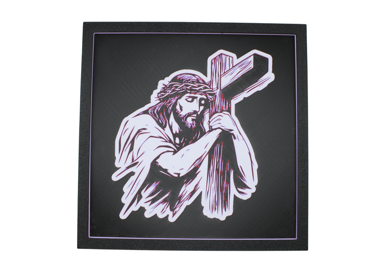 Jesus Carrying Cross Painting