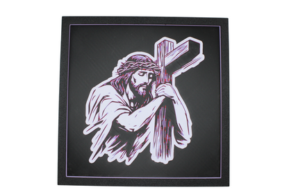 Jesus Carrying Cross Painting