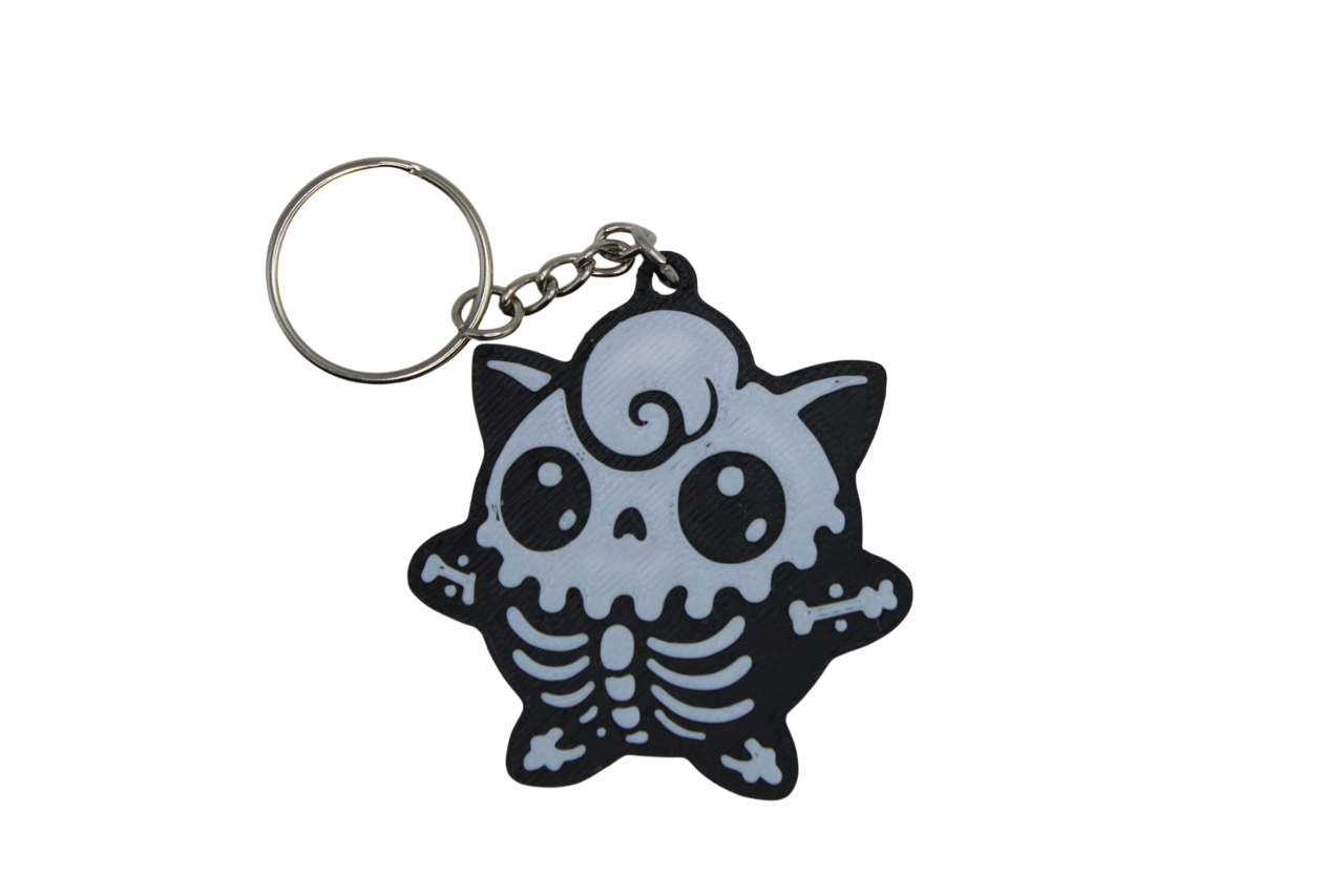 Jigglypuff Skelli Keychain